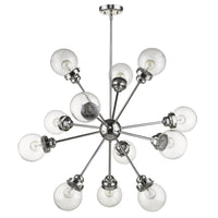 Portsmith 12-Light Polished Nickel Chandelier