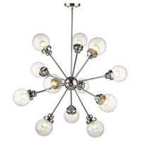 Portsmith 12-Light Polished Nickel Chandelier