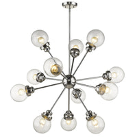 Portsmith 12-Light Polished Nickel Chandelier