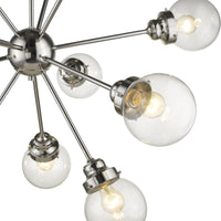 Portsmith 12-Light Polished Nickel Chandelier