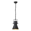 Crew 1-Light Matte Black Pendant