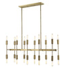 Perret 20-Light Aged Brass Island Pendant