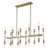 Perret 20-Light Aged Brass Island Pendant