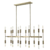 Perret 20-Light Aged Brass Island Pendant