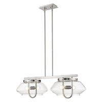 Garner 4-Light Satin Nickel Island Pendant