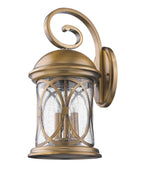 Lincoln 3-Light Antique Brass Wall Light