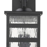 Morris 3-Light Matte Black Wall Light