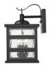 Morris 3-Light Matte Black Wall Light