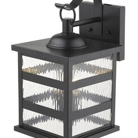 Morris 3-Light Matte Black Wall Light