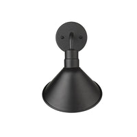 Fuller 1-Light Matte Black Wall Light