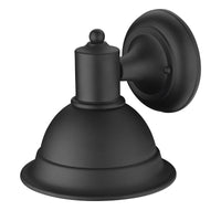 Colton 1-Light Matte Black Wall Light