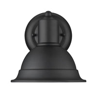 Colton 1-Light Matte Black Wall Light