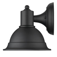 Colton 1-Light Matte Black Wall Light