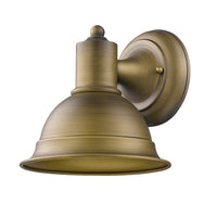 Colton 1-Light Raw Brass Wall Light