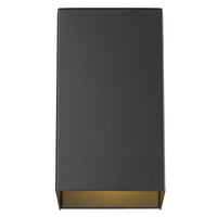 Nolan 1-Light Matte Black Wall Light