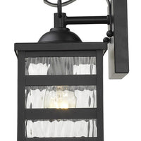 Morris 1-Light Matte Black Wall Light