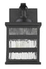 Morris 1-Light Matte Black Wall Light