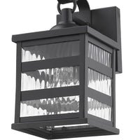 Morris 1-Light Matte Black Wall Light