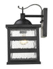 Morris 1-Light Matte Black Wall Light