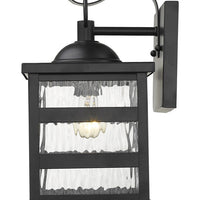 Morris 1-Light Matte Black Wall Light