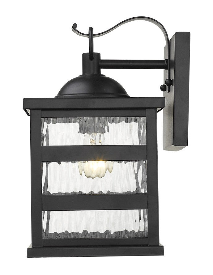 Morris 1-Light Matte Black Wall Light