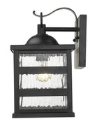 Morris 1-Light Matte Black Wall Light