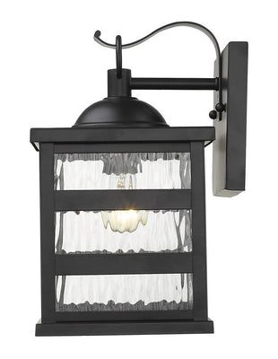 Morris 1-Light Matte Black Wall Light