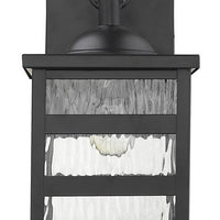 Morris 1-Light Matte Black Wall Light