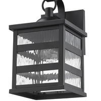 Morris 1-Light Matte Black Wall Light