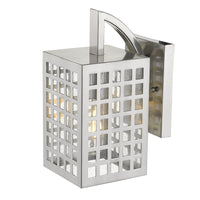 Letzel 1-Light Satin Nickel Wall Light