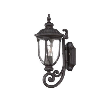 Laurens 1-Light Black Coral Wall Light