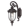 Laurens 1-Light Black Coral Wall Light