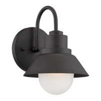 Astro 1-Light Matte Black Wall Light