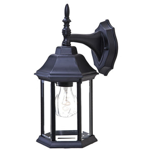 Craftsman 2 1-Light Matte Black Wall Light