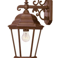 Richmond 1-Light Burled Walnut Wall Light