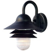 Mariner 1-Light Matte Black Wall Light