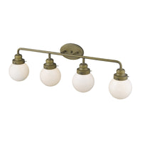 Portsmith 4-Light Raw Brass Vanity