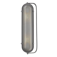 Terra 2-Light Gray Sconce