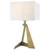 Stratos 1-Light Aged Brass Table Lamp