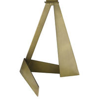 Stratos 1-Light Aged Brass Table Lamp