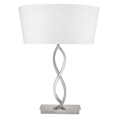 Trend Home 1-Light Satin Nickel Table Lamp