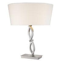 Trend Home 1-Light Satin Nickel Table Lamp