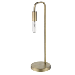 Perret 1-Light Aged Brass Table Lamp