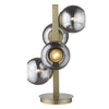 Lunette 4-Light Aged Brass Table Lamp