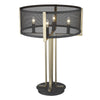 Trend Home 4-Light Matte Black Table Lamp