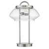 Garner 2-Light Satin Nickel Table Lamp