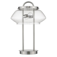 Garner 2-Light Satin Nickel Table Lamp