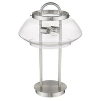 Garner 2-Light Satin Nickel Table Lamp