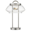 Garner 2-Light Satin Nickel Table Lamp