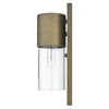 Cooper 1-Light Raw Brass Wall Light